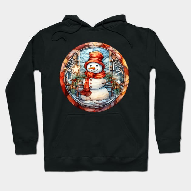 Snowman and star Hoodie by Maison de Kitsch